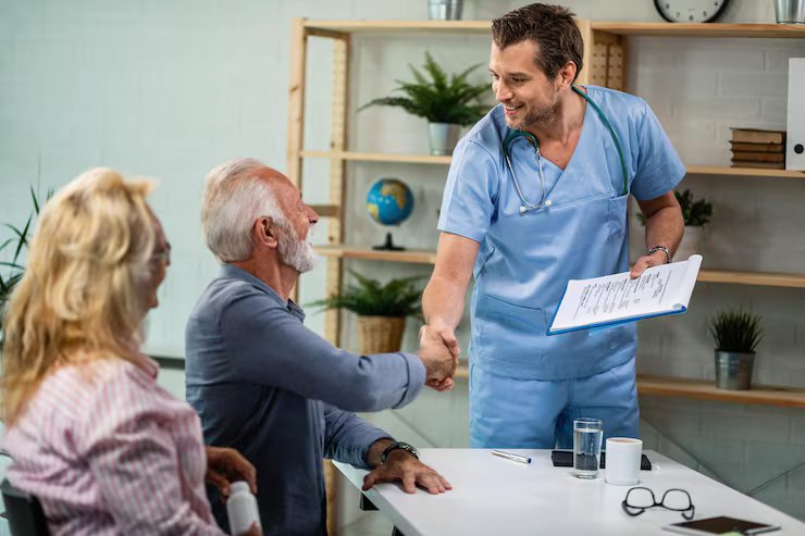 Certified Home Health Aide assisting a patient at home
