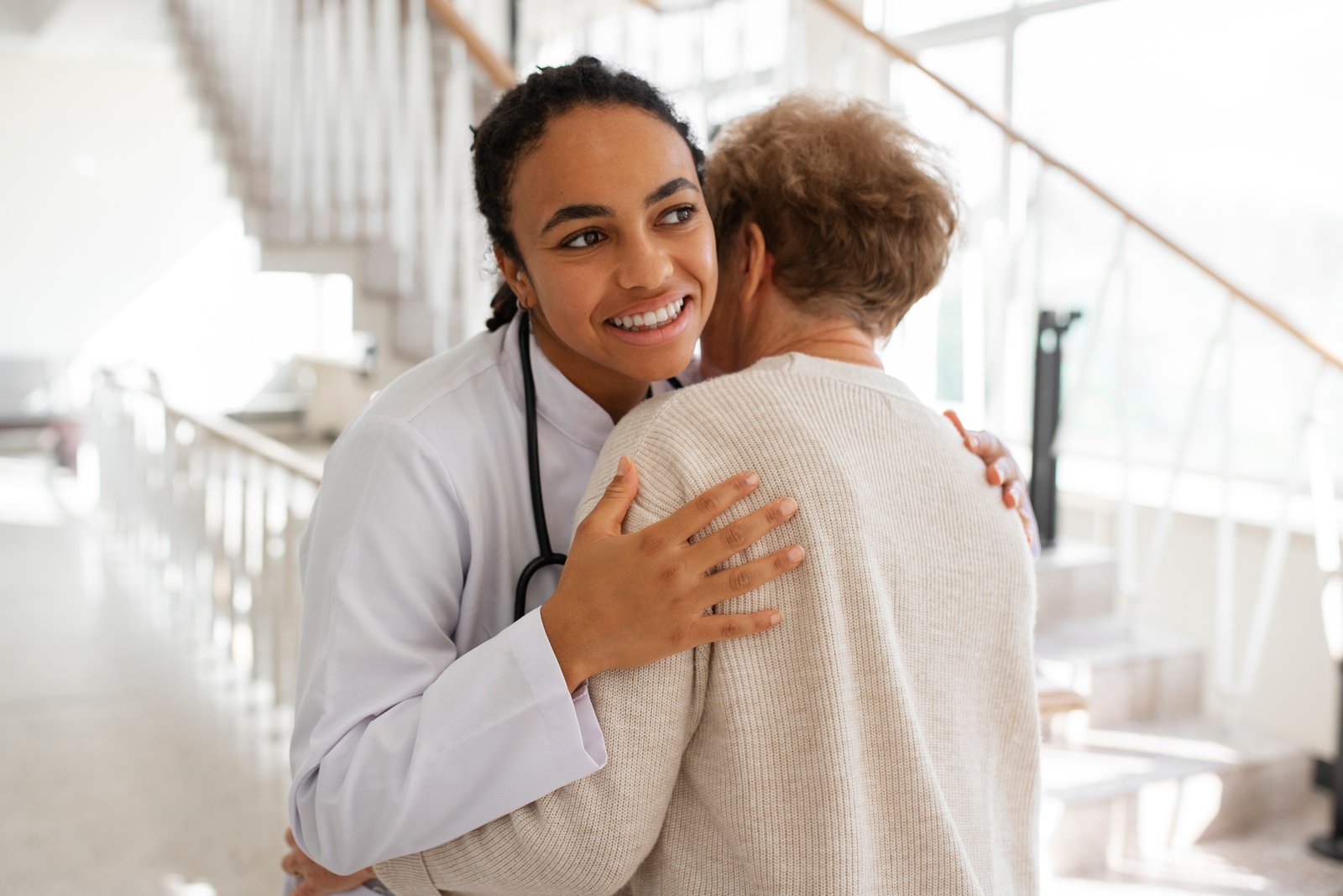 Boikin Health Care nurse with patient